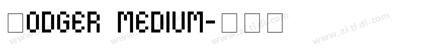 Rodger medium字体转换